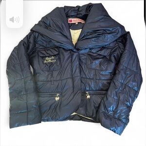 Apple Bottoms size small Black puffer jacket with hood vintage Y2K #winterjacket